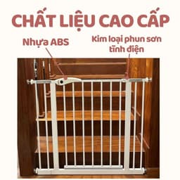 Thanh Chắn Cầu Thang - Thanh Chắn Cửa An Toàn Cho Bé - Không Khoan Đục Tường 1