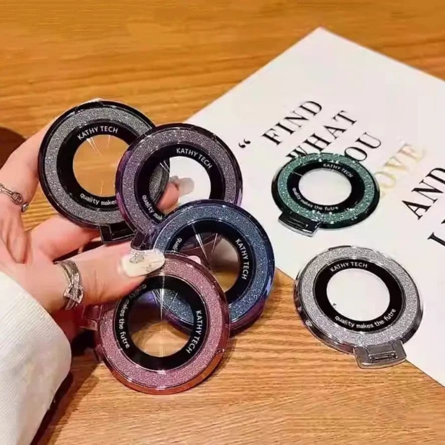 Giá Đỡ Điện Thoại Nhẫn Đeo Tay Lấp Lánh Có Thể Điều Chỉnh Tương Thích Với Nhiều Thiết Bị Chất Lượng Cao Giá Thấp