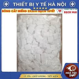 Bông Y Tế Bạch Tuyết Cắt Sẵn 2x2cm 2