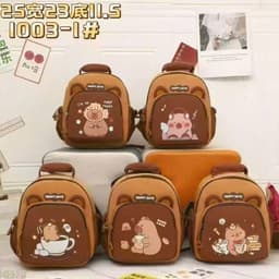 Ba lô Capybara cho bé mầm non 999 1