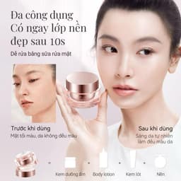 Kem nâng tone CARSLAN kem lười mini dành cho da mặt che khuyết điểm hiệu quả 5g 6