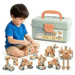 Hộp Kỹ Thuật 144 Chi Tiết Cho Bé – Bộ Đồ Chơi Lắp Ráp DIY Có Máy Khoan Pin, Phát Triển Tư Duy Sáng Tạo Cho Trẻ 3+ 7
