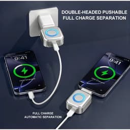 Bộ sạc tự động AWNGD 140W, phụ kiện sạc điện thoại, bảo vệ pin, tự ngắt khi đầy 3