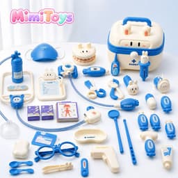Vali Bác Sĩ Hình Thỏ MimiToys 36 Chi Tiết - Đồ Chơi Nhập Vai Khám Bệnh Cho Bé 7