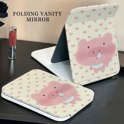 Heo con buồn trái tim, gương trang điểm gấp chất liệu bền đẹp, kiểu dáng thời trang  4