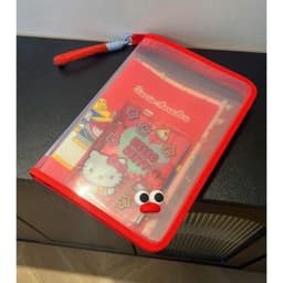 Túi đựng hồ sơ, tài liệu, túi học thêm kèm sticker dễ thương 4
