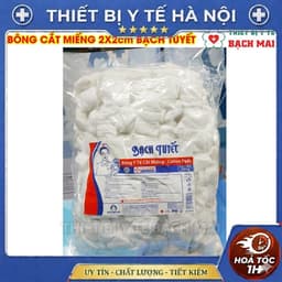 Bông Y Tế Bạch Tuyết Cắt Sẵn 2x2cm 7