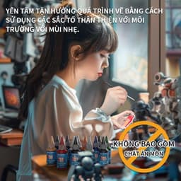 Sơn Mô Hình STEDI 18 Màu Cơ Bản – Sơn Gundam Gunpla Figure 8