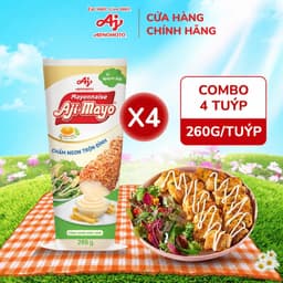  Chính Hãng Full VAT Combo 4 Tuýp Xốt mayonnaise 260gam - Combo 4 1