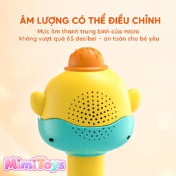 Micro Karaoke Hình Gà Con MimiToys - Loa Bluetooth Tiếng Việt Có Sạc Cho Bé Vui Hát 5