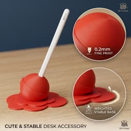 In 3D Nóng Chảy Lollipop Bút Sáng Tạo Nghệ Thuật Hiện Đại Trang Trí Máy Tính Để Bàn Văn Phòng Nhà Giải Nén Trang Trí Bảo Vệ Môi Trường PLA 2