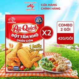 Chính Hảng Full VAT Combo 2 Gói Bột tẩm khô chiên giòn 42g - Combo 2 Gói 1