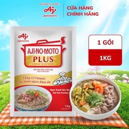 Chính Hãng Full VAT Combo 5 Gói Hỗn Hợp Tăng Vị Bột BỘT NGỌT AJINOMOTO PLUS 1kg Gói - Combo 5 3