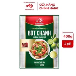 Chính Hảng Full VAT Nguyên Thùng 12 Gói Bột chanh “Ajinomoto” 400g/Gói 6