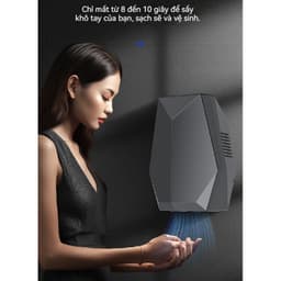 D1-C1-Máy sấy tay tự động thông minh có cảm biến. Máy sấy tay bằng khí nóng dùng cho thương mại.Máy sấy tay trong khách  2