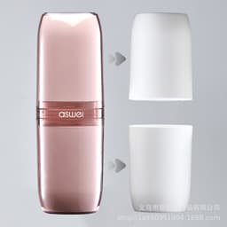 Hộp đựng Bàn Chải đánh Răng Vệ Sinh Du Lịch. Cốc Nước Súc Miệng Bàn Chải đánh Răng Tiện lợi 6