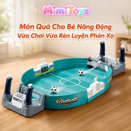 Đồ Chơi Bàn Đá Bóng Mini MimiToys - Trò Chơi Vận Động Rèn Luyện Phản Xạ Cho Bé 6