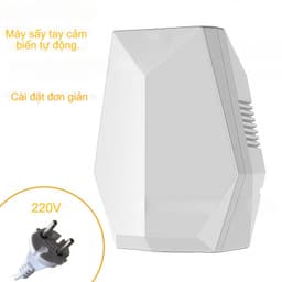 D1-C1-Máy sấy tay tự động thông minh có cảm biến. Máy sấy tay bằng khí nóng dùng cho thương mại.Máy sấy tay trong khách  4