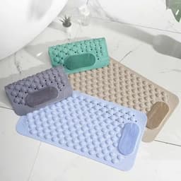 Thảm Tắm Mát Xa Chân - Gai massage sillicone Chống Trơn Trượt Có Lỗ Thoát Nước 5