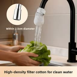 10 / 20 / 50 Cái Bộ Lọc Vòi Cotton, Đa Năng Với Bộ Lọc Vòi T-strap, Túi Lọc Nước Máy Chống Bắn Dày 3