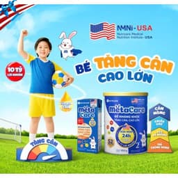 MẪU MỚI, DATE MỚI, Sữa bột Nutricare Metacare opti tiêu hóa/đề kháng số 0/1/2 800g phát triển toàn diện. 3