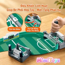 Đồ Chơi Bàn Đá Bóng Mini MimiToys - Trò Chơi Vận Động Rèn Luyện Phản Xạ Cho Bé 7