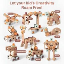 Hộp Kỹ Thuật 144 Chi Tiết Cho Bé – Bộ Đồ Chơi Lắp Ráp DIY Có Máy Khoan Pin, Phát Triển Tư Duy Sáng Tạo Cho Trẻ 3+ 8