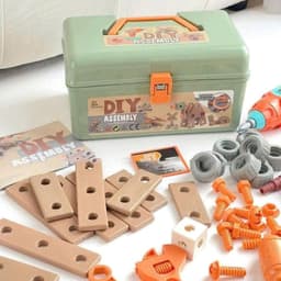 Hộp Kỹ Thuật 144 Chi Tiết Cho Bé – Bộ Đồ Chơi Lắp Ráp DIY Có Máy Khoan Pin, Phát Triển Tư Duy Sáng Tạo Cho Trẻ 3+ 4