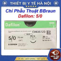 [ Lẻ 2 sợi ] Chỉ Khâu Phẫu Thuật Dafilon BBraun Số 2,3,4,5,6 5