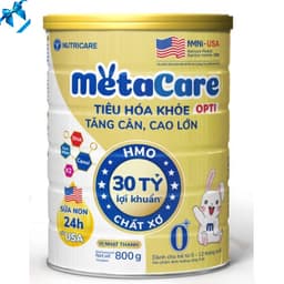 MẪU MỚI, DATE MỚI, Sữa bột Nutricare Metacare opti tiêu hóa/đề kháng số 0/1/2 800g phát triển toàn diện. 4