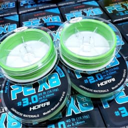 Dây dù HORAI X8 dài 100m, dây câu lure sợi dây mượt chịu mài mòn tốt 5
