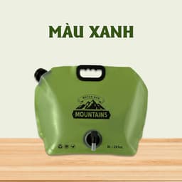 Túi đựng nước du lịch 8L, Túi đựng nước gấp gọn, Túi đựng nước mang theo du lịch, dã ngoại, hoạt động ngoài trời 4