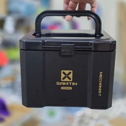 XSAMTIN HỘP NHỰA PHỤ KIỆN CÂU CÁ MÀU ĐEN VÀ TRẮNG HÀNG CHÍNH HÃNG 3