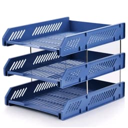 Khay hồ sơ 3 tầng Kioto đa năng, kệ đựng file tài liệu giúp bàn làm việc ngăn nắp gọn gàng, giá lưu trữ công văn giấy tờ 4