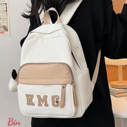 BaLo Kèm Móc Khóa Hình Gấu Cute Cho Bé, Màu Sắc Dễ Thương, Balo đi học, balo đi du lịch miễn phí vận chuyển 8