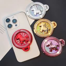 Giá Đỡ Điện Thoại Hình Con Quay Hồi Chuyển Mừng Năm Mới Nhẫn Đỡ Điện Thoại Kim Loại Chất Lượng Cao 7