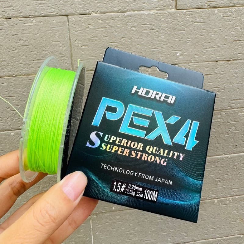 Dây dù câu lure HORAI PE X4 chính hãng phù hợp câu lure, lăng xê…