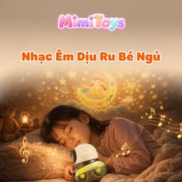 Robot Đèn Chiếu Sao MimiToys Có Bluetooth - Đèn Ngủ Phát Nhạc Lung Linh Cho Bé 6