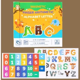 Bộ Sách Nam Châm Học Chữ & Số Cho Bé Từ 3 Tuổi - Ghép Chữ, Tính Toán Tiền Tiểu Học 4