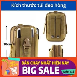 Túi đeo hông thắt lưng, túi đeo hông thể thao đựng điện thoại chống thấm, chắc chắn 2