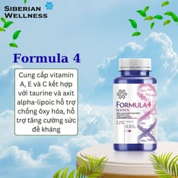 Combo 2 Thực phẩm Siberian Wellness Formuls 4 N.V.M.N, Giải pháp bổ sung vitamin và khoáng chất, nâng cao sức khỏe 1