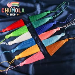 Dây Tua Rua Béo - Tua Béo Trang Trí Handmade Đa Dạng Màu Sắc Phong Cách Cổ Phong Làm Phụ Kiện Quà Tặng 3