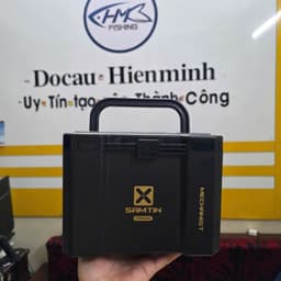 XSAMTIN HỘP NHỰA PHỤ KIỆN CÂU CÁ MÀU ĐEN VÀ TRẮNG HÀNG CHÍNH HÃNG 2