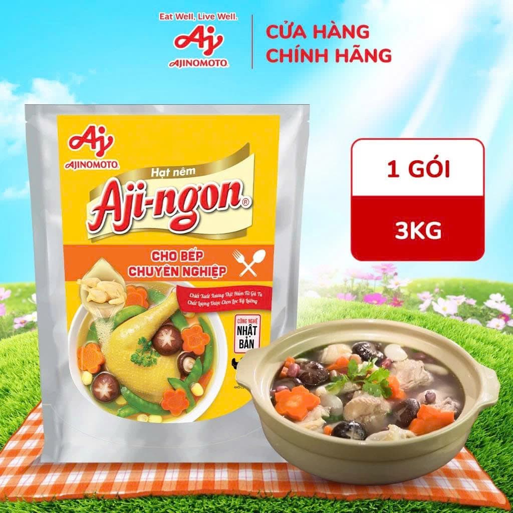 Chính Hãng Nguyên Thùng 6 Gói Hạt Nêm Gà Aji-ngon Ajnomoto 3kg