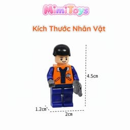 Combo 40 Mô Hình Lắp Ráp Mini Figure MimiToys Tặng Đế - Nhân Vật Hoạt Hình Minecraft Cho Bé 9
