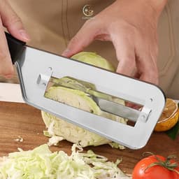 Dao thái lát rau củ quả dao bào lưỡi kép bắng thép không gỉ dụng cụ cắt mỏng bắp cải cà rốt VINBEO-[AL99] 8
