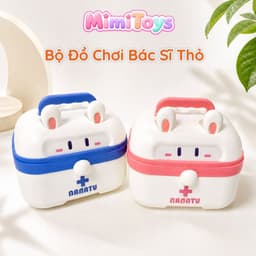 Vali Bác Sĩ Hình Thỏ MimiToys 36 Chi Tiết - Đồ Chơi Nhập Vai Khám Bệnh Cho Bé 9