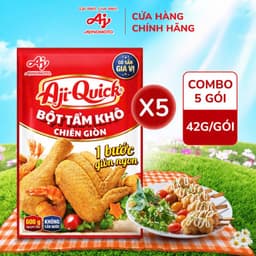 Chính Hảng Full VAT Combo 5 Gói Bột tẩm khô chiên giòn 42g - Combo 5 Gói 1
