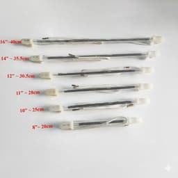 Thanh sấy nhiệt dùng cho tủ lạnh - Điện trở xả đá tủ lạnh (heater xả đá) – đủ size 8 10 11 12 14 16 inch – 115W-180W 9