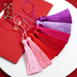 Dây Tua Rua Béo - Tua Béo Trang Trí Handmade Đa Dạng Màu Sắc Phong Cách Cổ Phong Làm Phụ Kiện Quà Tặng 4
